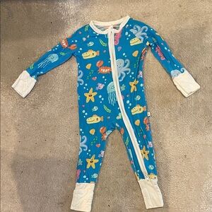 Underwater Adventure Kids Footie bamboo